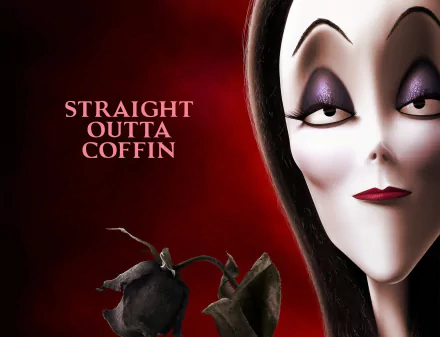 Morticia Addams movie The Addams Family (2019) HD Desktop Wallpaper | Background Image