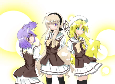 Ruri Matsuri Kareha (Shuffle!) Daisy (Shuffle!) Anime Shuffle! HD Desktop Wallpaper | Background Image