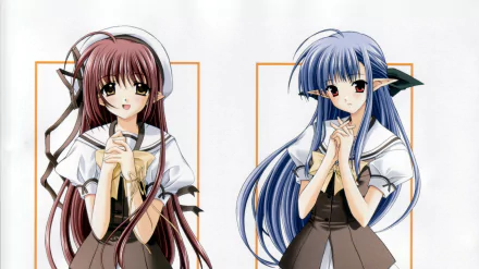 Lisianthus (Shuffle!) Nerine (Shuffle!) Anime Shuffle! HD Desktop Wallpaper | Background Image