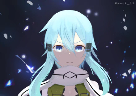 Shino Asada Anime Sword Art Online II HD Desktop Wallpaper | Background Image