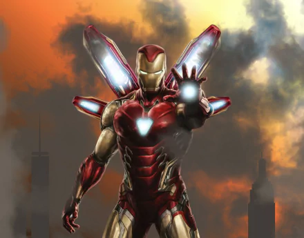 Comic Iron Man HD Desktop Wallpaper | Background Image