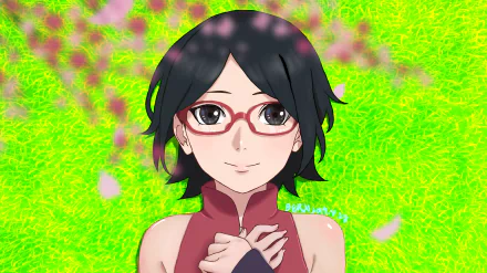 Sarada Uchiha Anime Boruto HD Desktop Wallpaper | Background Image