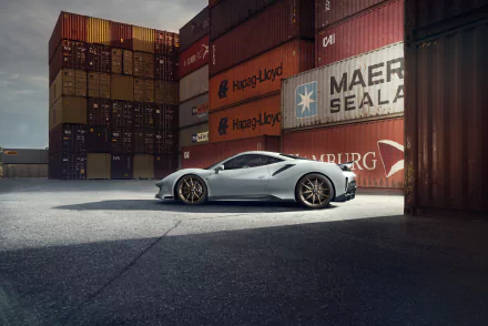 supercar silver car car Ferrari vehicle Ferrari 488 Pista HD Desktop Wallpaper | Background Image