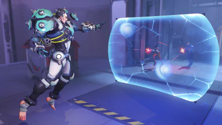 Soldier: 76 (Overwatch) Tracer (Overwatch) Sigma (Overwatch) video game Overwatch HD Desktop Wallpaper | Background Image