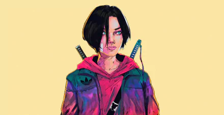 aqua eyes short hair black hair woman artistic HD Desktop Wallpaper | Background Image