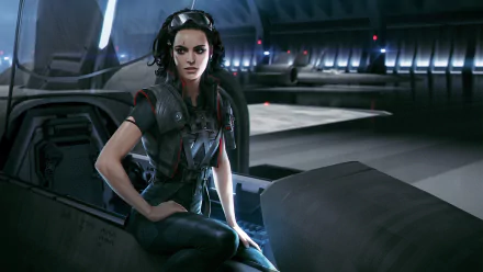 black hair pilot video game Endless Space 2 HD Desktop Wallpaper | Background Image