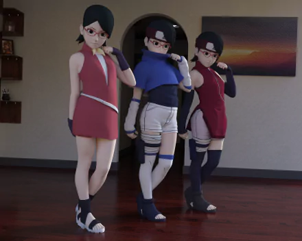 Sarada Uchiha Anime Boruto HD Desktop Wallpaper | Background Image