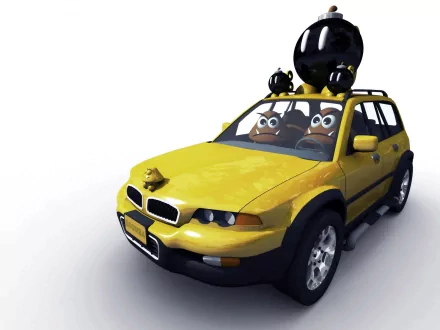 Goomba Bob-omb car video game Super Mario HD Desktop Wallpaper | Background Image