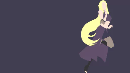 minimalist Ino Yamanaka Anime Naruto minimalist anime HD Desktop Wallpaper | Background Image