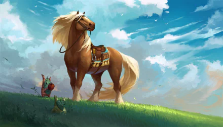 Epona (The Legend of Zelda) video game The Legend of Zelda: Breath of the Wild HD Desktop Wallpaper | Background Image