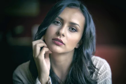 black hair face woman model HD Desktop Wallpaper | Background Image