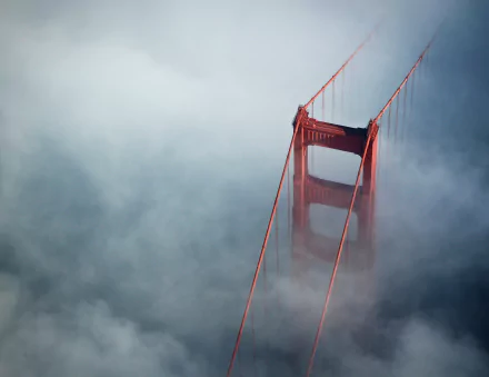 fog man made Golden Gate Bridge HD Desktop Wallpaper | Background Image