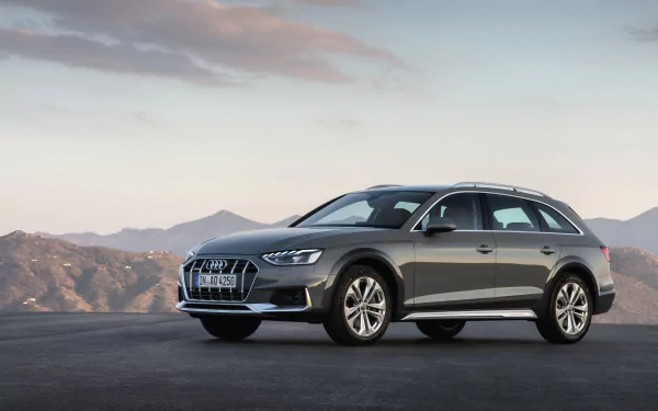 compact car silver car car Audi A4 Audi vehicle Audi A4 Allroad Quattro HD Desktop Wallpaper | Background Image