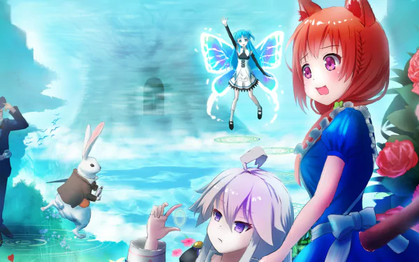 Ithea Myse Valgulious Nephren Ruq Insania Chtholly Nota Seniorious Anime SukaSuka HD Desktop Wallpaper | Background Image