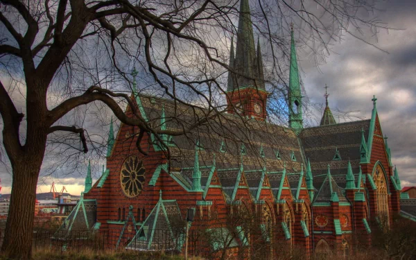 Sweden Gothenburg religious church HD Desktop Wallpaper | Background Image
