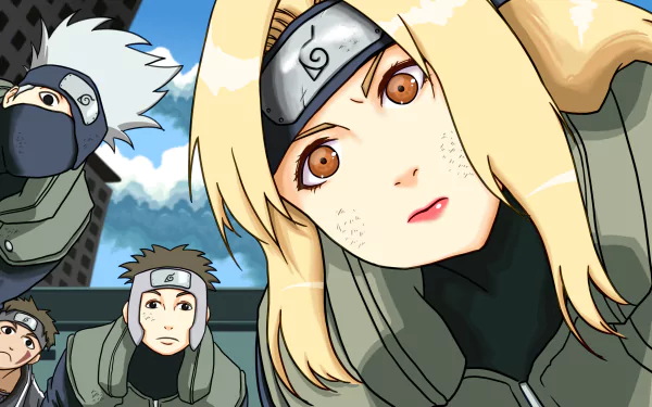 Kakashi Hatake Kiba Inuzuka Tsunade (Naruto) Yamato (Naruto) Anime Naruto HD Desktop Wallpaper | Background Image