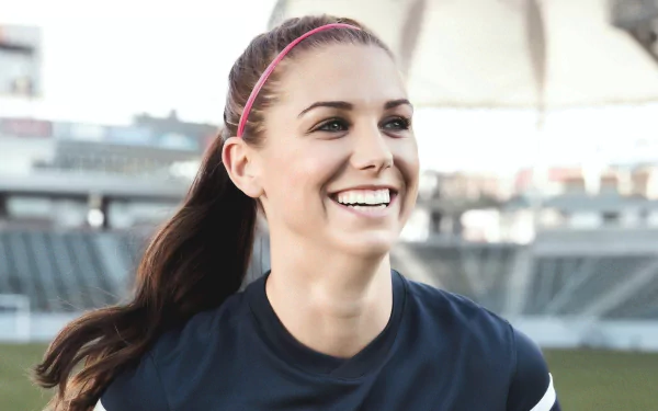 soccer American smile Alex Morgan Sports HD Desktop Wallpaper | Background Image