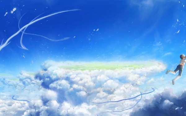 Hodaka Morishima Hina Amano Anime Weathering with You HD Desktop Wallpaper | Background Image