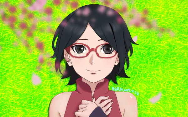 Sarada Uchiha Anime Boruto HD Desktop Wallpaper | Background Image