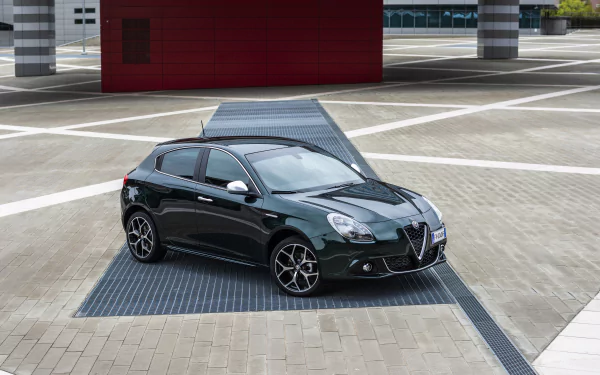 hatchback compact car green car Alfa Romeo car vehicle alfa romeo giulietta HD Desktop Wallpaper | Background Image