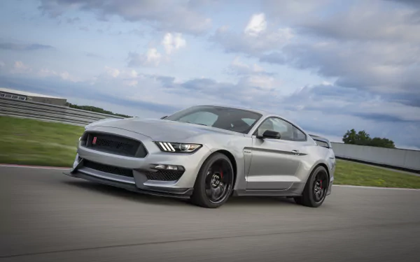 silver car muscle car car Ford Ford Mustang Ford Mustang Shelby vehicle Ford Mustang Shelby GT350R HD Desktop Wallpaper | Background Image