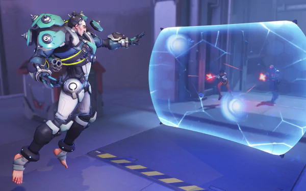Soldier: 76 (Overwatch) Tracer (Overwatch) Sigma (Overwatch) video game Overwatch HD Desktop Wallpaper | Background Image