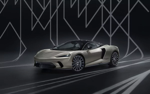 coupé grand tourer silver car supercar car McLaren vehicle McLaren GT HD Desktop Wallpaper | Background Image