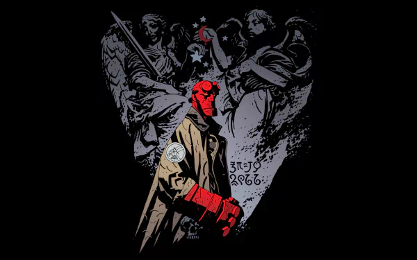 Comic Hellboy HD Desktop Wallpaper | Background Image