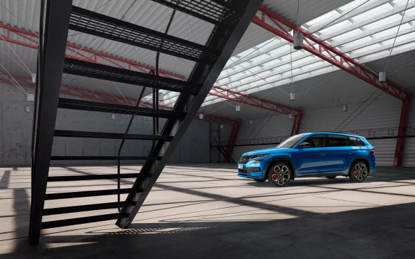 compact car SUV car Skoda vehicle Skoda Karoq HD Desktop Wallpaper | Background Image