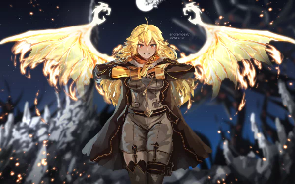 Yang Xiao Long Anime RWBY HD Desktop Wallpaper | Background Image