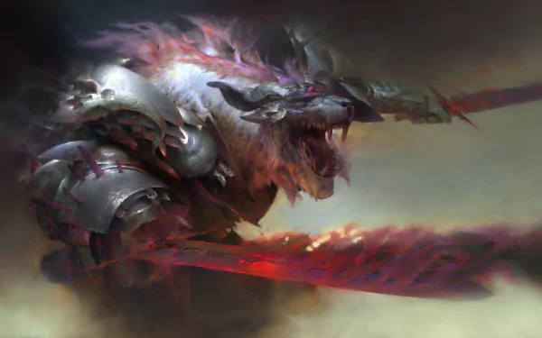 sword warrior video game Guild Wars 2 HD Desktop Wallpaper | Background Image