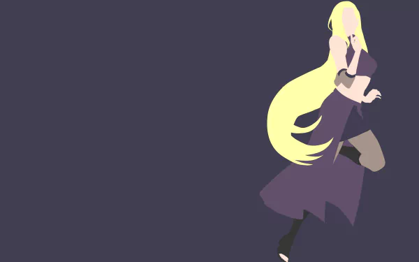 minimalist Ino Yamanaka Anime Naruto minimalist anime HD Desktop Wallpaper | Background Image