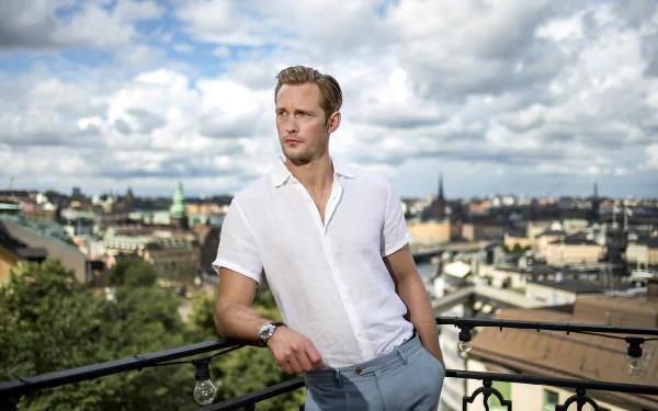 actor Swedish Celebrity Alexander Skarsgård HD Desktop Wallpaper | Background Image