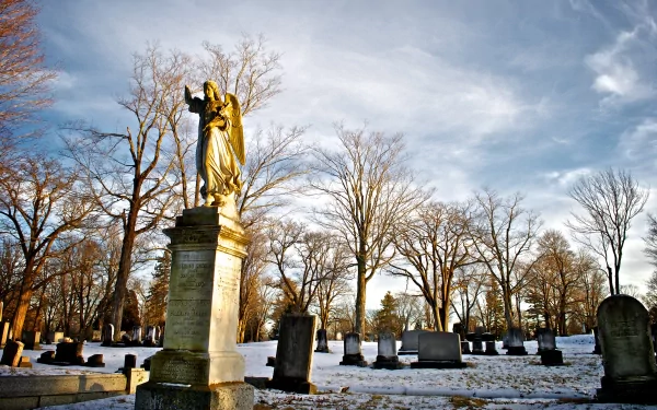  Frozen Cementery by RFoster