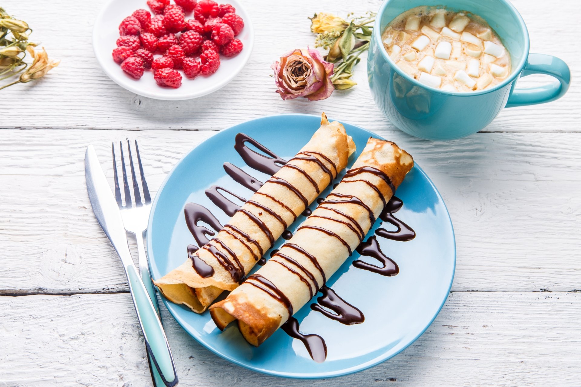 Download Breakfast Raspberry Berry Food Crêpe 4k Ultra HD Wallpaper ...