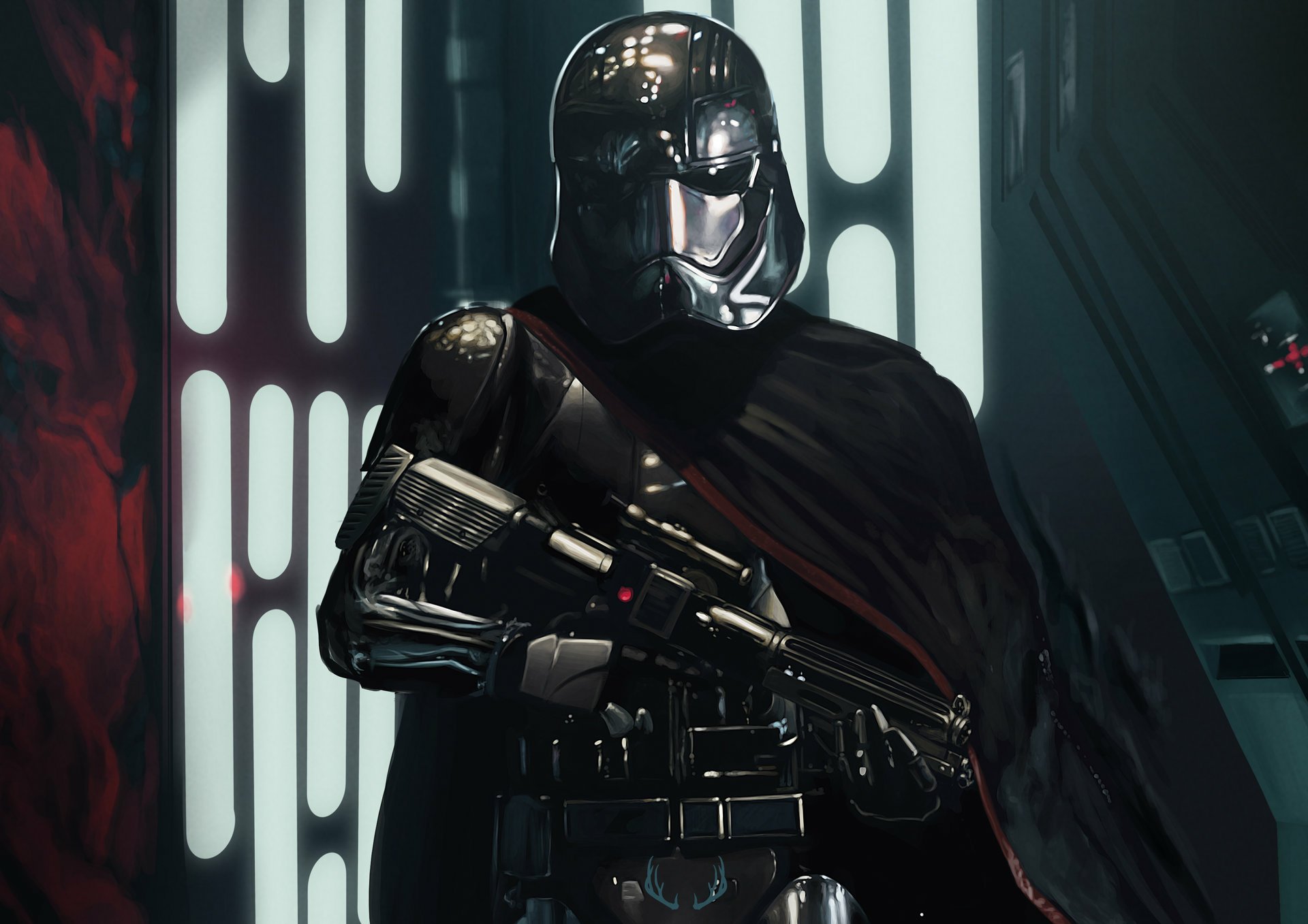 Download Star Wars Captain Phasma Movie Star Wars Episode VII: The Force Awakens HD Wallpaper by Marta Deer