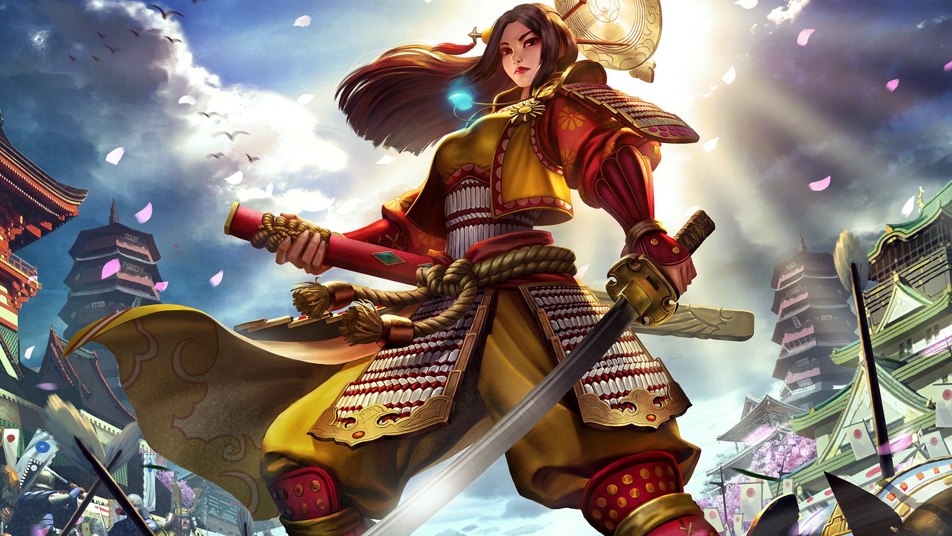 Download Amaterasu (Smite) Video Game Smite HD Wallpaper