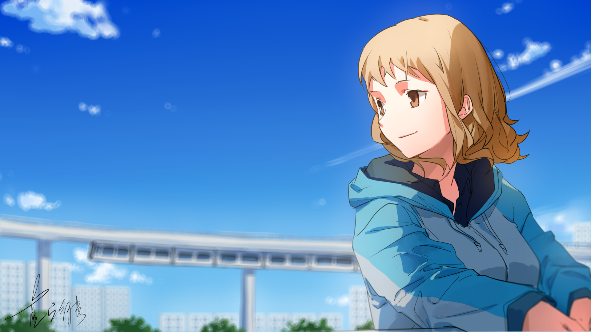 Download Ena Komiya Anime Just Because! HD Wallpaper by 直立行走