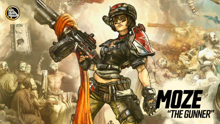 Moze (Borderlands) Borderlands gun video game Borderlands 3 HD Desktop Wallpaper | Background Image