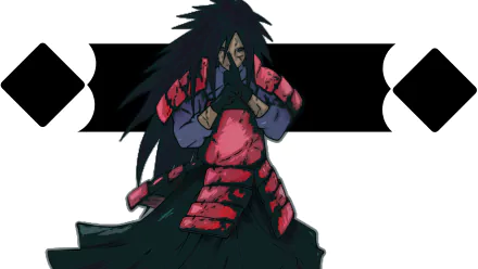 Madara Uchiha from Naruto in a dynamic pose, illustrated in high detail for a 4K Ultra HD anime PC desktop wallpaper background.