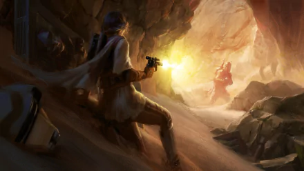 blaster Boba Fett Sci Fi Star Wars HD Desktop Wallpaper | Background Image