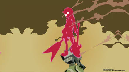 Canti (FLCL) Naota Nandaba Anime FLCL HD Desktop Wallpaper | Background Image