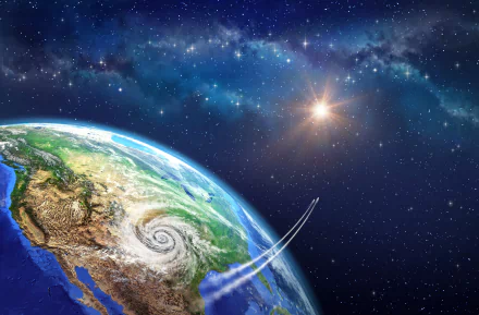 nature Earth From Space HD Desktop Wallpaper | Background Image