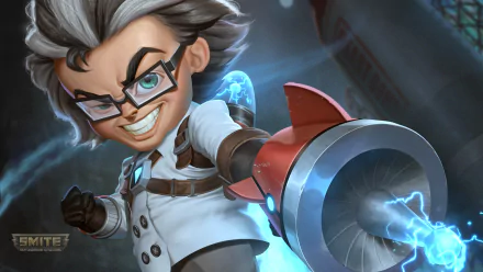 Cupid (Smite) video game Smite mad scientist HD Desktop Wallpaper | Background Image