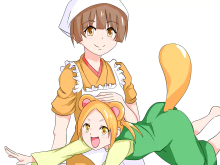 Chitose Nakai Koyuzu Shigaraki Anime Yuragi-sou no Yuuna-san HD Desktop Wallpaper | Background Image