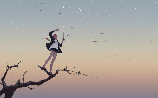 animal ears Anime Original HD Desktop Wallpaper | Background Image