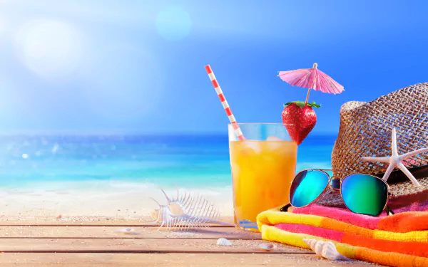 holiday sunglasses drink summer food cocktail HD Desktop Wallpaper | Background Image