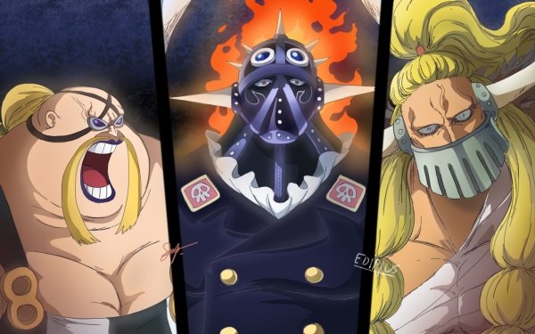 Anime One Piece Queen the Plague King the Wildfire Jack HD Wallpaper | Background Image