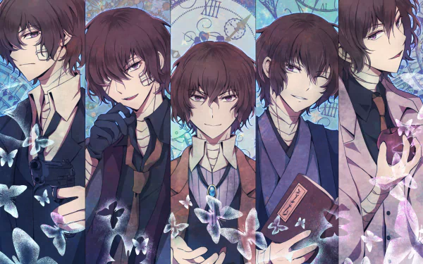 Osamu Dazai Anime Bungou Stray Dogs: Dead Apple HD Desktop Wallpaper | Background Image