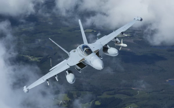 warplane aircraft jet fighter military Boeing EA-18G Growler HD Desktop Wallpaper | Background Image
